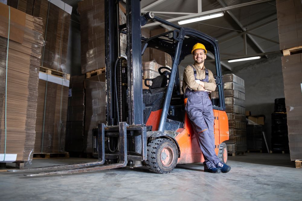 Clean a Forklift