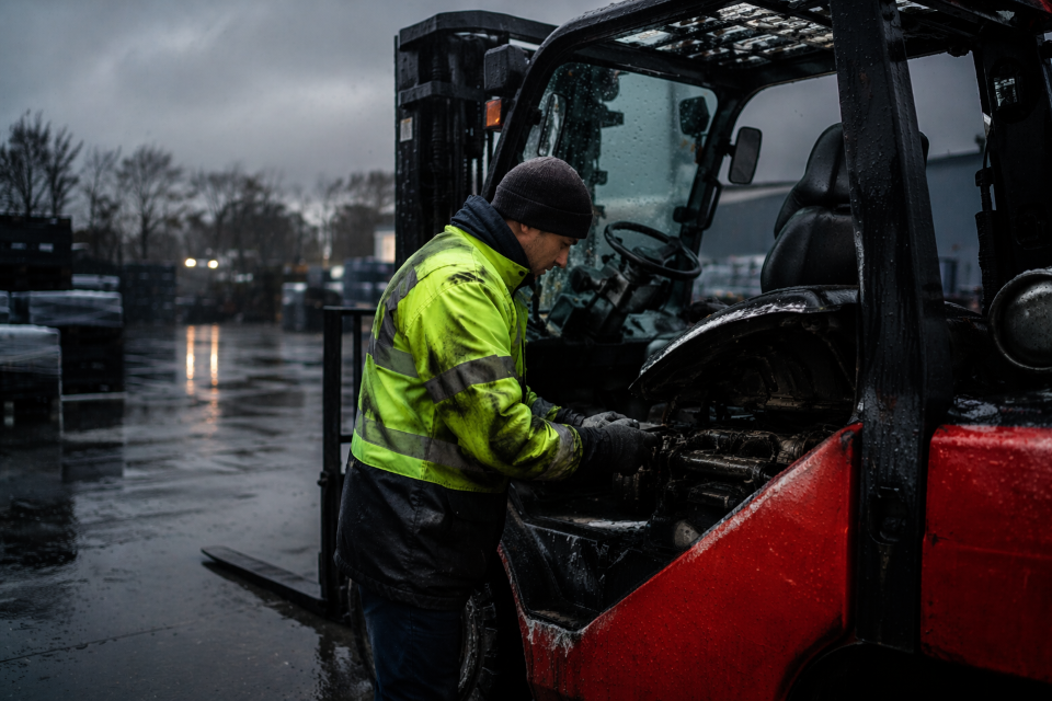 Winter Forklift