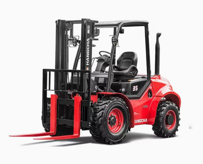 Hangcha CPCD25 XW33C-RT4 All Terrain 4WD Forklift – Heavy Lift Forklifts