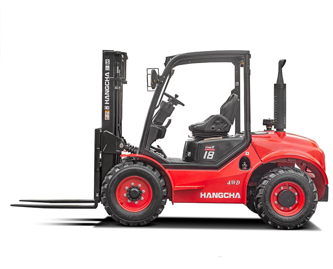 Hangcha 1.5–1.8T 4WD Rough Terrain Forklift – Heavy Lift Forklifts