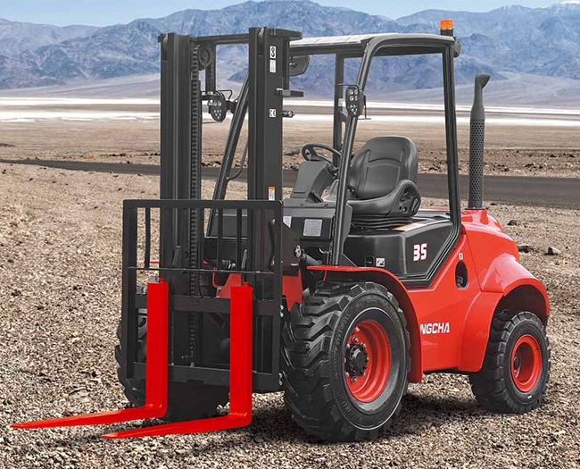 Hangcha 2.5–3.5T 2WD Rough Terrain Forklift – Heavy Lift Forklifts