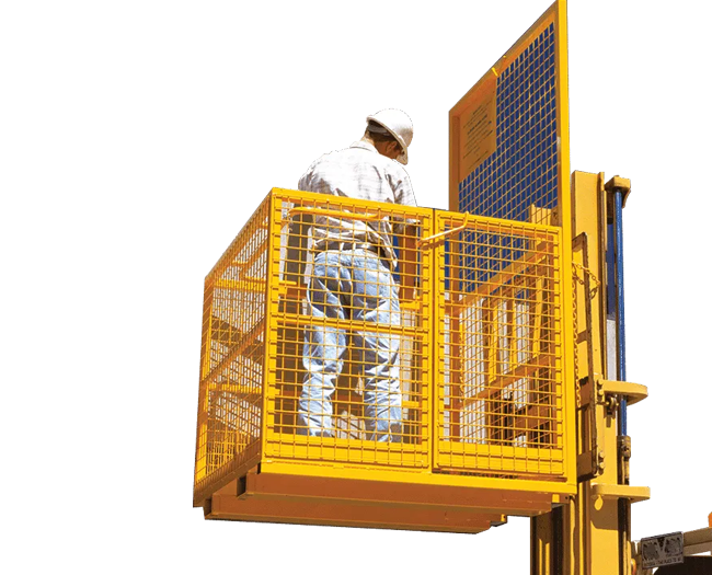 Forklift Safety Cages Attachment – Heavy Lift Forklifts