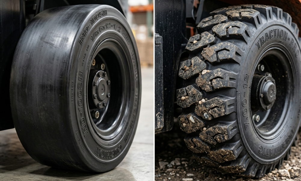 forklift tyre style